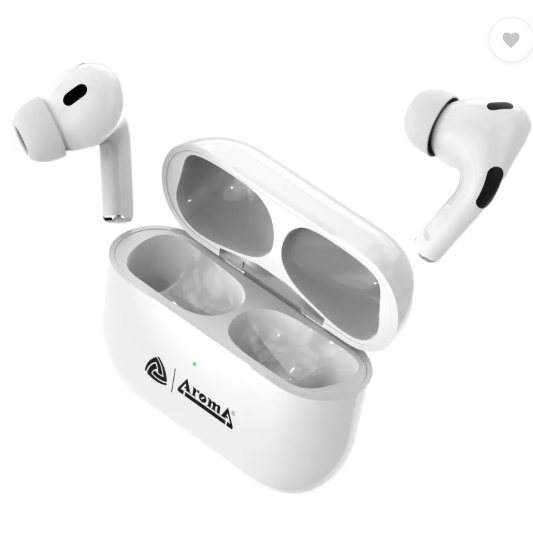 Aroma NB140 Matrix Upto 40Hr Playtime* Fast Charging Dual Pairing True Wireless Bluetooth Gaming  (White, True Wireless)