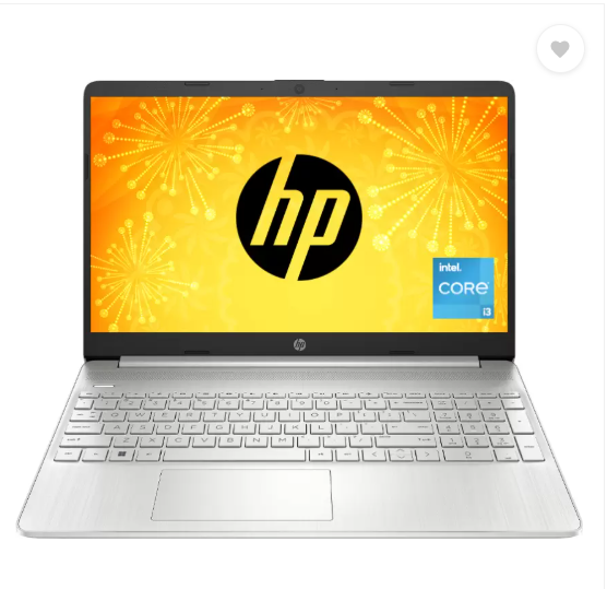 HP 15s Intel Core i3 12th Gen 1215U - (8 GB/512 GB SSD/Windows 11 Home) 15s-fy5003TU Thin and Light Laptop  (15.6 inch, Natural Silver, 1.69 Kg, With MS Office)